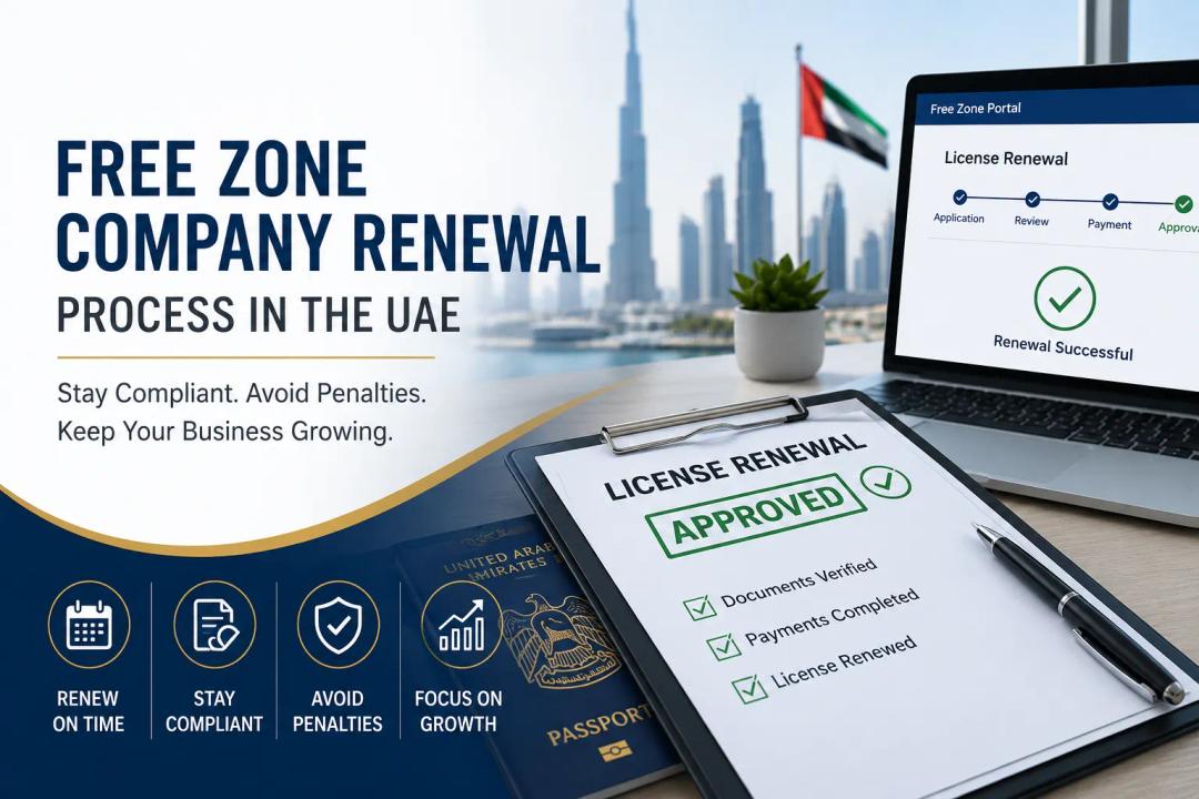 Free Zone Company Renewal Process in the UAE