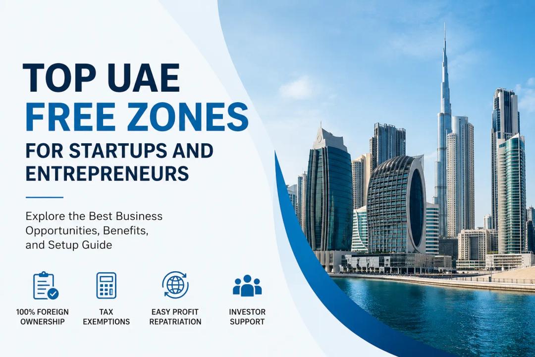 Top UAE Free Zones for Startups and Entrepreneurs